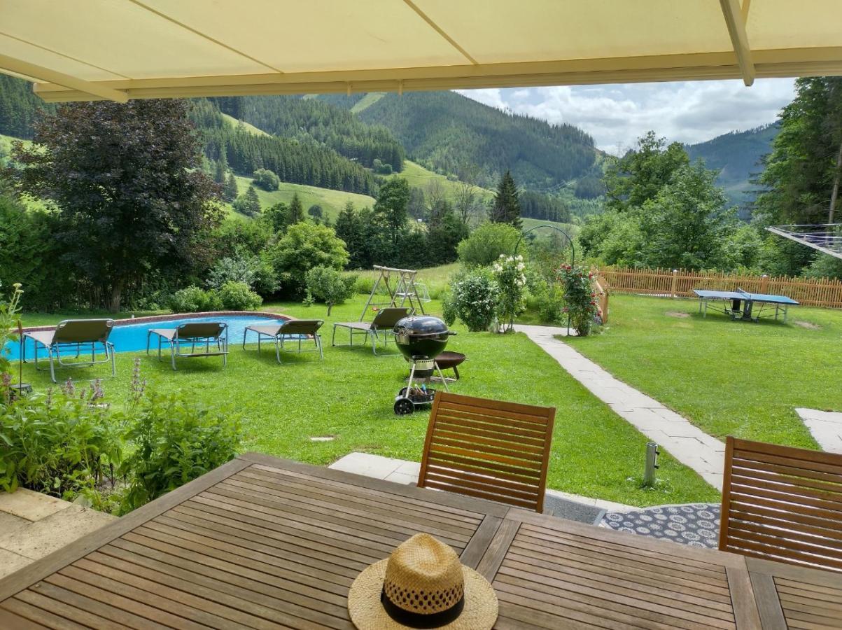 Pool, Pokale, Sauna, Billard, Kirche U. Viel Natur Vordernberg エクステリア 写真